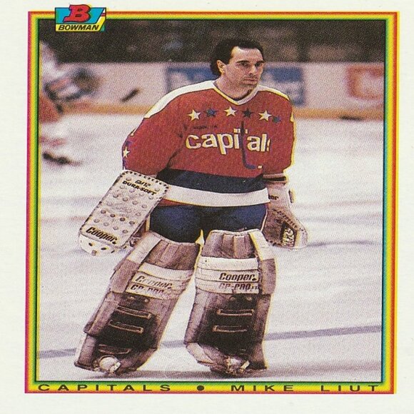 Mike Liut NHL Hockey Card Collection -5 Capitals 1 Whalers - 6 Card Set - Picture 4 of 7
